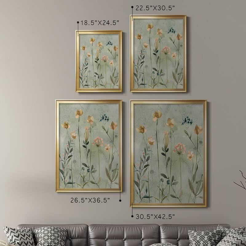 Botanical Sketchbook Premium Framed Print - Ready to Hang