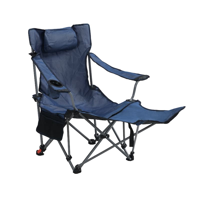 Outdoor Camping Chairs Folding/Portable/Adjustable reclining chair(Three-level adjustment),Side Pockets & Cup Holder,Carry Bag
