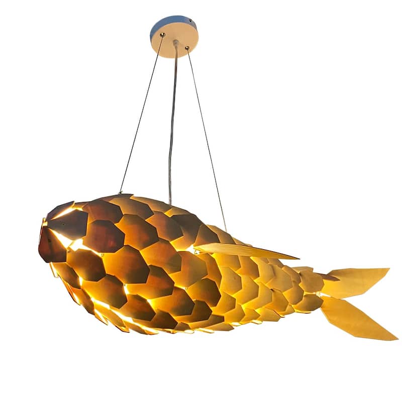 Decorative Fish-Shaped Pendant Ceiling Light