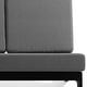 preview thumbnail 21 of 136, Outdoor Teak Wood Waterproof Armless Chair Loveseat with Cushions