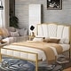Modern Chic Upholstered Bed Frame Platform Bed - Bed Bath & Beyond ...