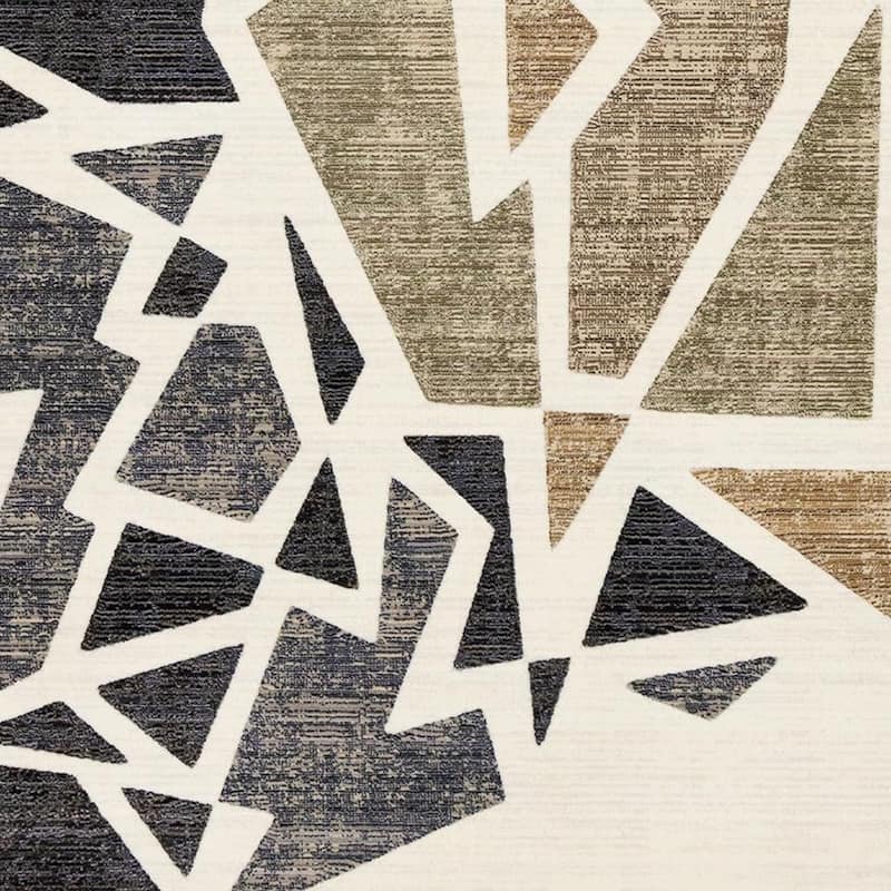 HomeRoots Abstract Modern Rectangle Area Rug - 8' X 10'