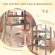 preview thumbnail 15 of 28, Twin Size Loft Bed with Desk and Bookshelves for Kids and Teens