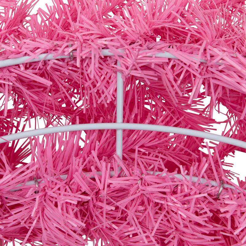 36" Pink Spruce Artificial Christmas Wreath, Unlit
