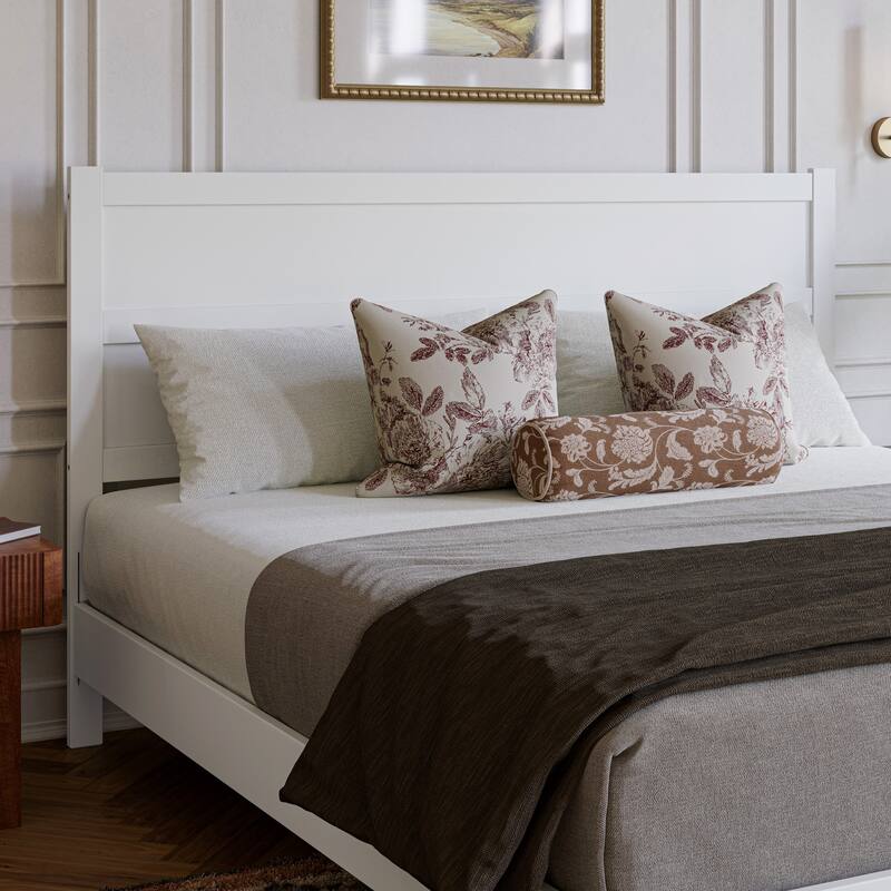 Aveline Wood Platform Bed with Matching Footboard & Storage Drawers