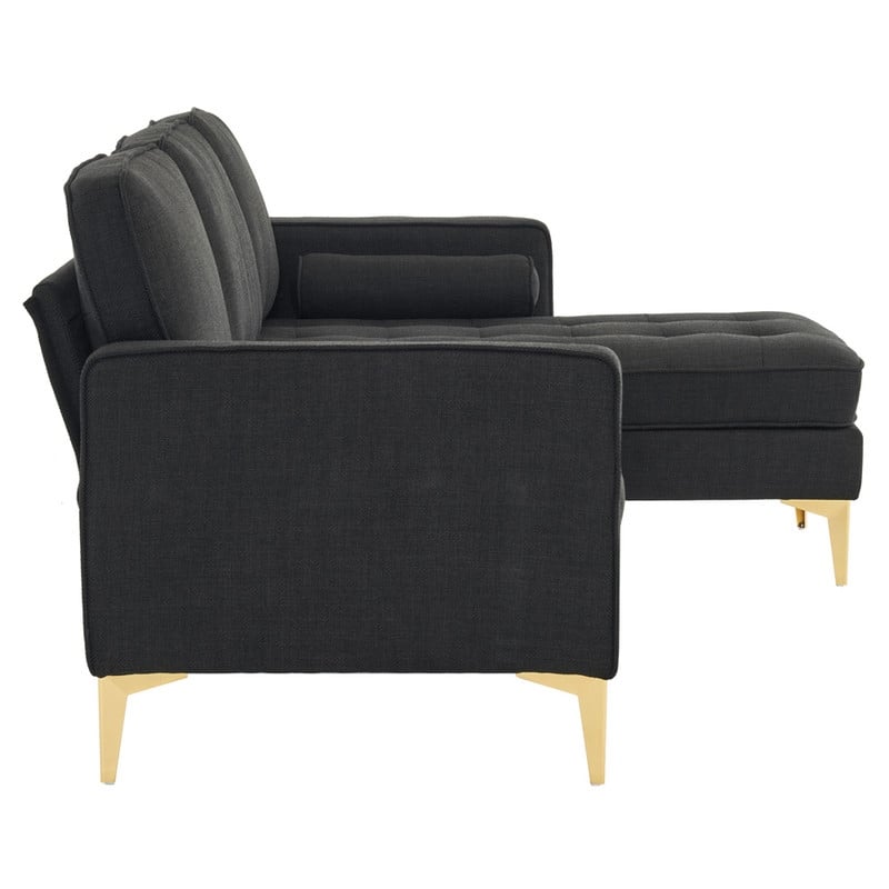 3-Seater Golden Tripod Legs Indoor Modular Sofa