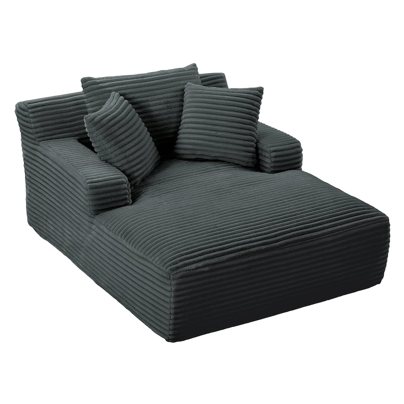 L-Shape Modular Compressed Couch, Cloud Sectional Sofa with Chaise Lounge, Upholstered Oversized Couches for Living Room