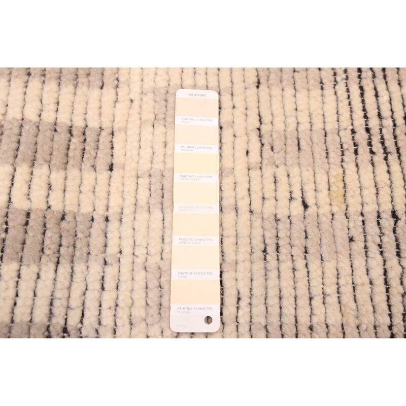 ECARPETGALLERY Hand-knotted Tangier Ivory Wool Rug - 8'0 x 9'10