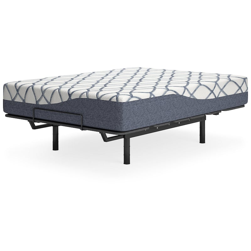 Signature Design by Ashley 12 Inch Chime Elite 2.0 White/Blue Mattress