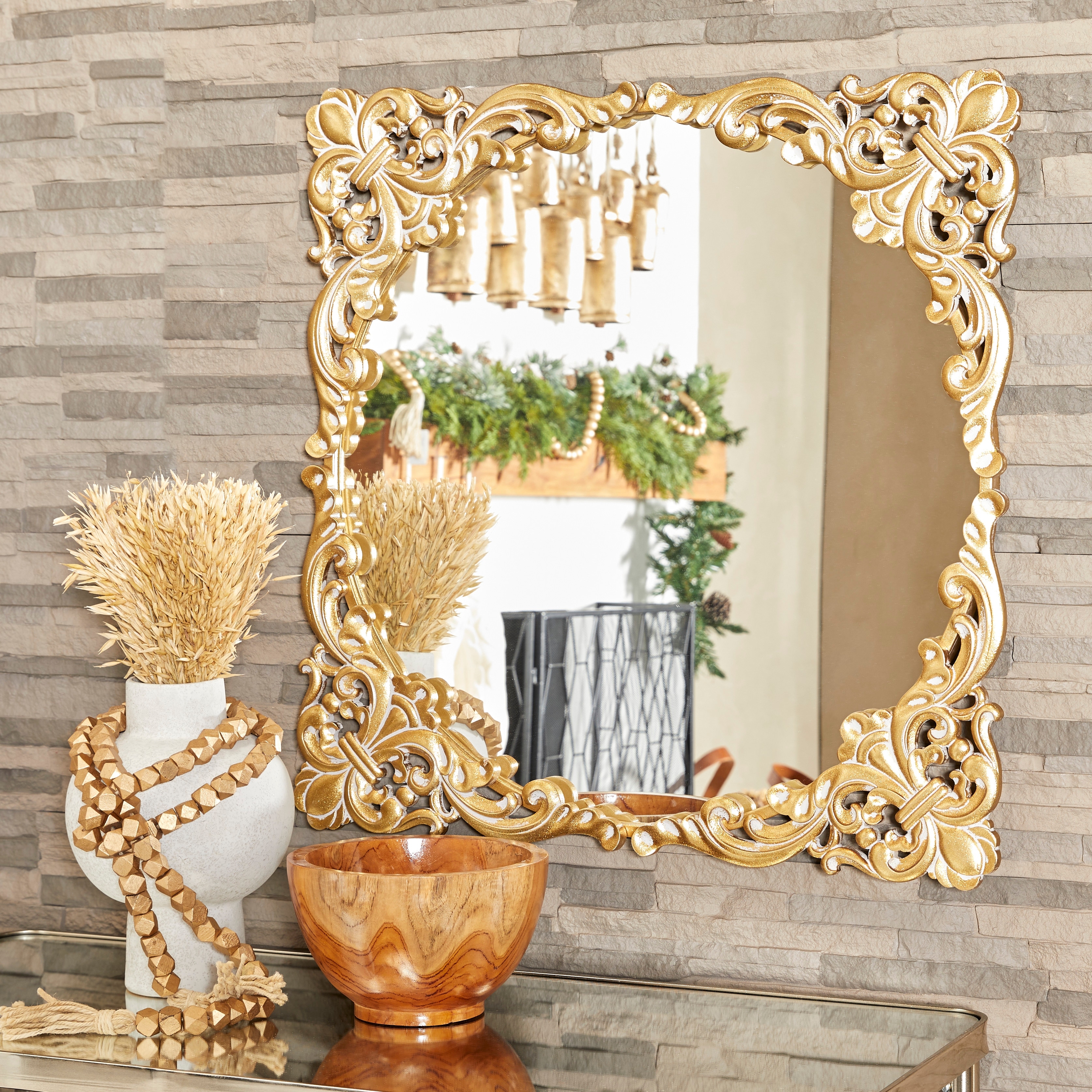 Square 2025 gold mirrors