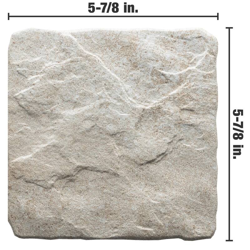 Merola Tile Country Beige 5-7/8" x 5-7/8" Porcelain Floor and Wall Tile