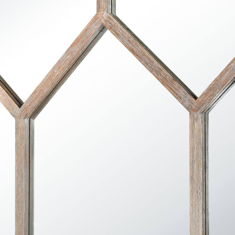 Elk Home Hargen Natural Finish Wood 28 Inch Wide Mirror