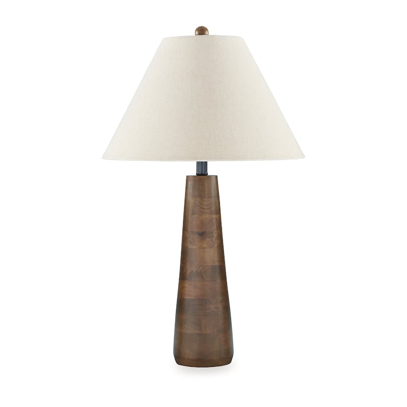 Signature Design by Ashley Danset Brown Table Lamp - 18.13" W x 18.13" D x 30.13" H