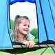 preview thumbnail 4 of 7, 10 ft Kids Climbing Dome with Canopy and Playmat for Backyard Fun - 120"L x 94.44"W x 120"H
