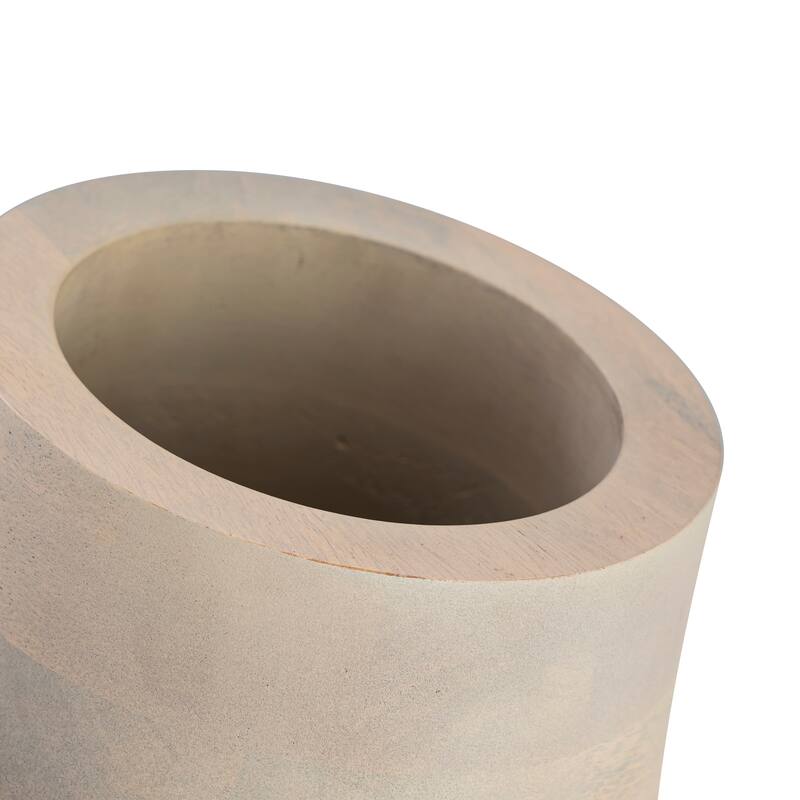 Elk Home Belle Whitewash Wooden 13 Inch Wide Vessel