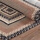 preview thumbnail 3 of 1, Sawyer Mill Charcoal Creme Jute Rug/Runner Rect w/ Pad 24x78 - 3'6"