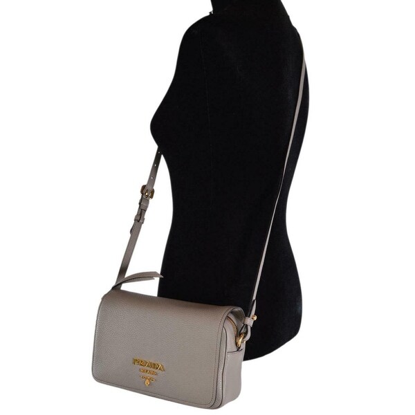 prada grey crossbody bag