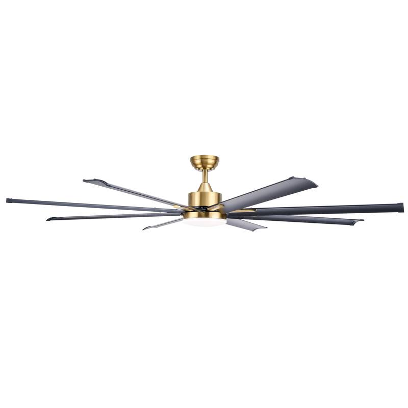 CO-Z 72" 6 - Blade Aluminum LED Ceiling Fan with Dimmable Light and Remote for Great Room