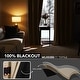 preview thumbnail 54 of 91, Deconovo 100 Percent Blackout with Liner Grommet Curtain (2 Panel)