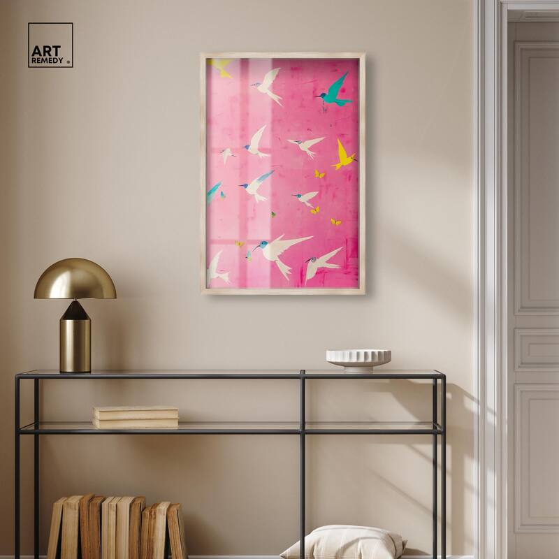 Soaring Sorbet Shadowbox by Art Remedy