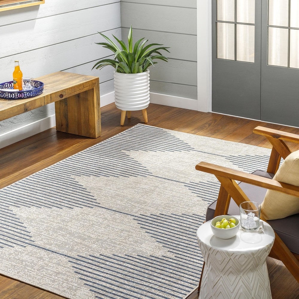 Livabliss Eagean Casual Indoor/Outdoor Area Rug
