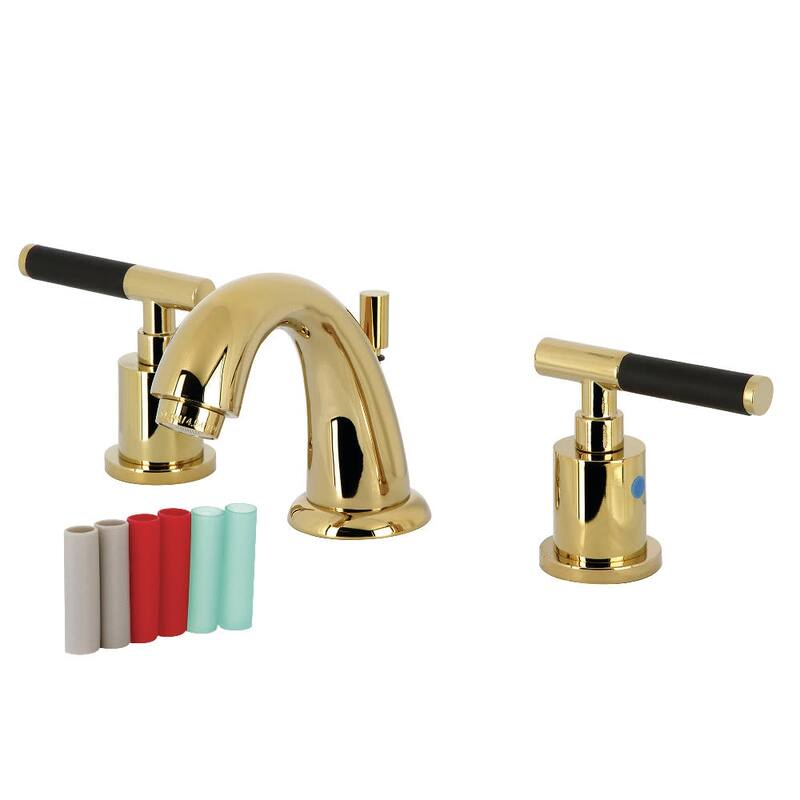 Kingston Brass KB891.CKL Kaiser 1.2 GPM Widespread Bathroom Faucet - Polished Brass
