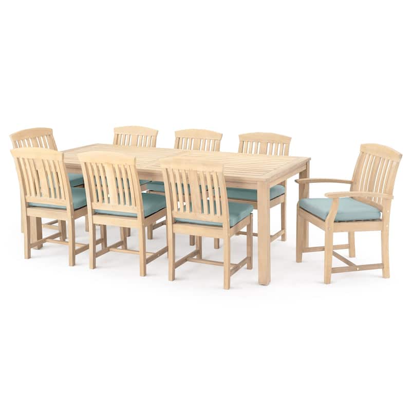 Kooper 9 Piece Sunbrella Outdoor Patio Dining Set