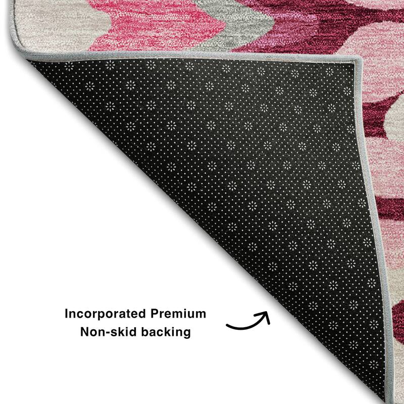 Premium Washable Super Soft Abstract Stripes Mayfield Rug