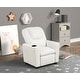 preview thumbnail 1 of 13, Marisa 23"W PU Leather Kids Recliner Chair with Cup Holder