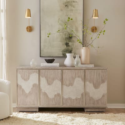 Liberty Furniture Terrace 4 Door Accent Cabinet - Width 69" x Depth 19" x Height 34"