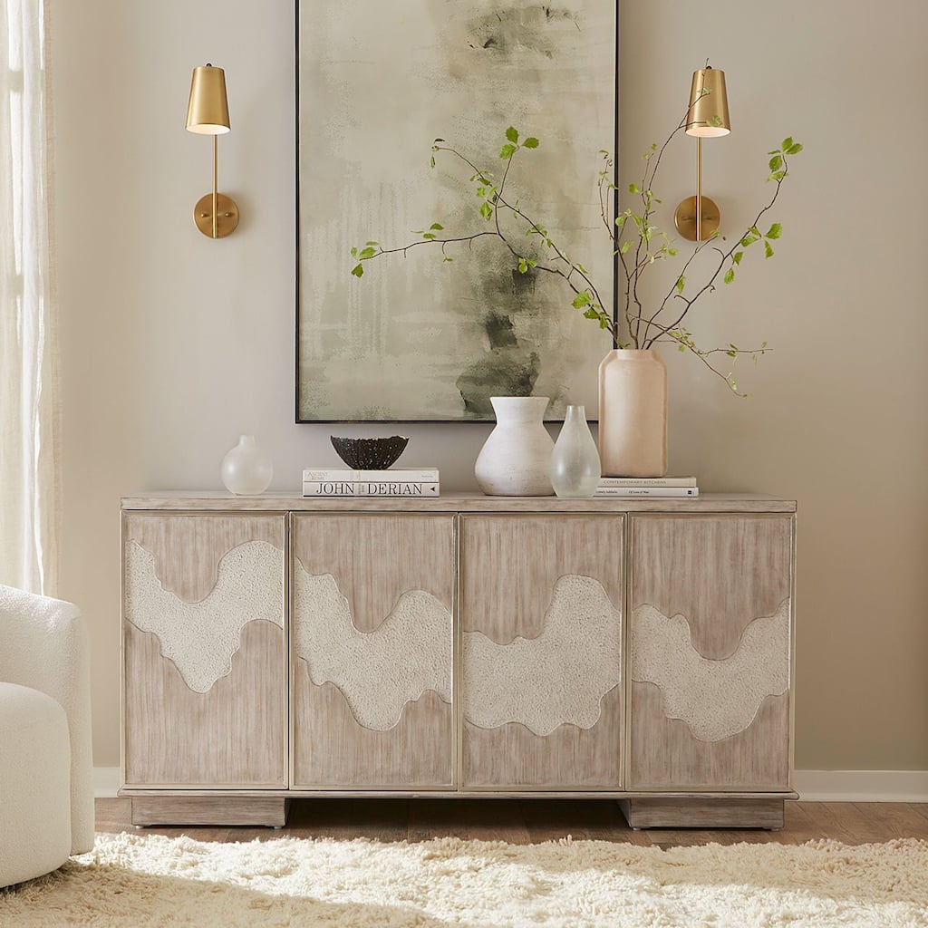Liberty Furniture Terrace 4 Door Accent Cabinet - Width 69" x Depth 19" x Height 34"