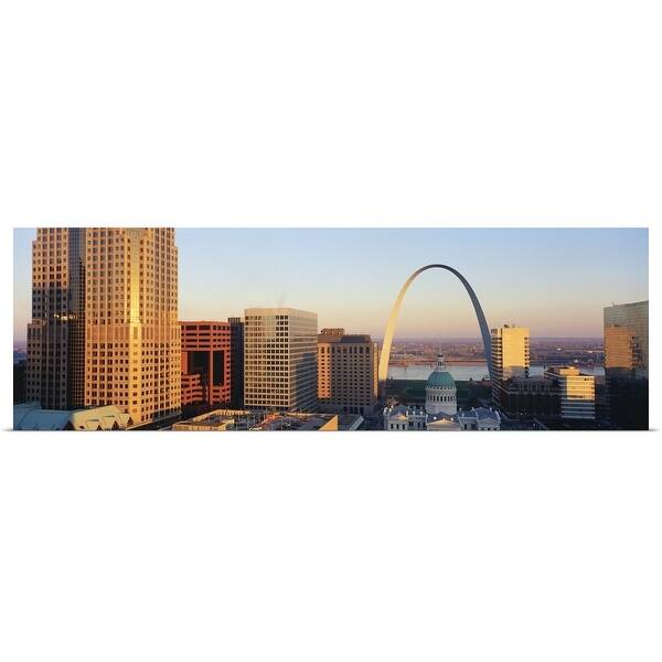 Shop Black Friday Deals On St Louis Skyline Poster Print Overstock 21000887