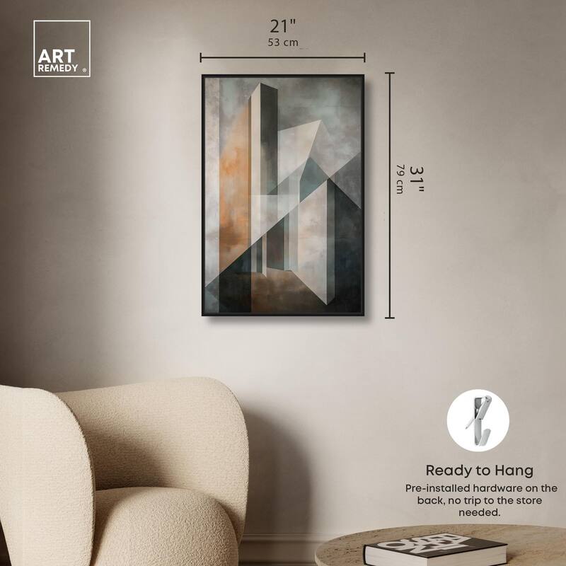 Spatial Geometry Canvas by Art Remedy