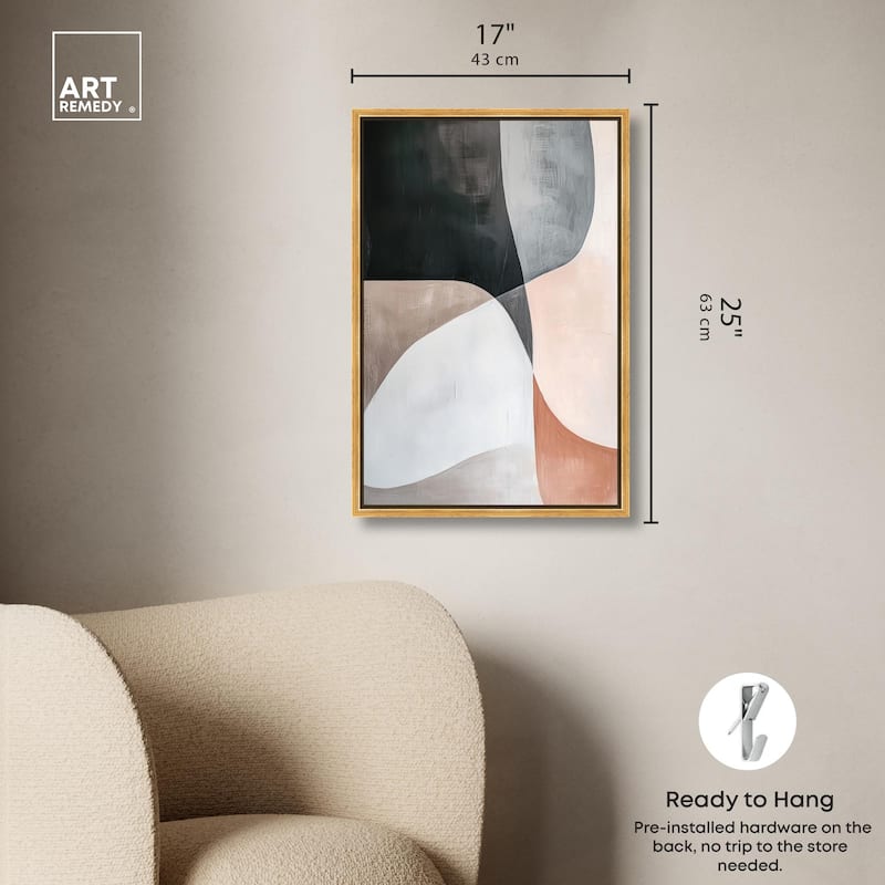 Curved Contour Canvas by Art Remedy