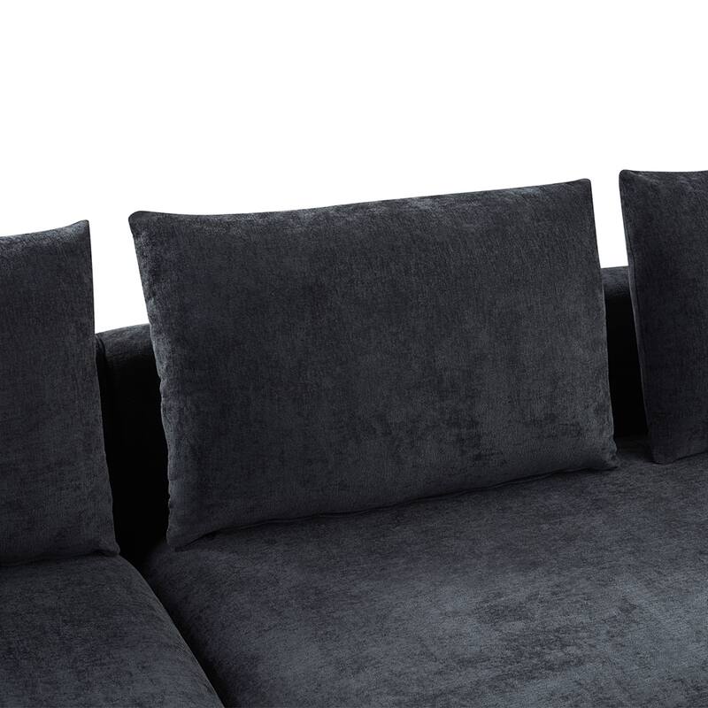 Sectional Sofa 93.7 Inch L-shaped Sofa Upholstered Sofa Couch