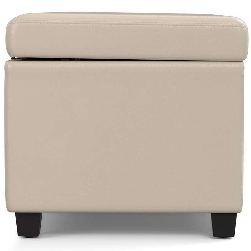 WYNDENHALL Franklin 54 inch Wide Contemporary Rectangle Storage Ottoman