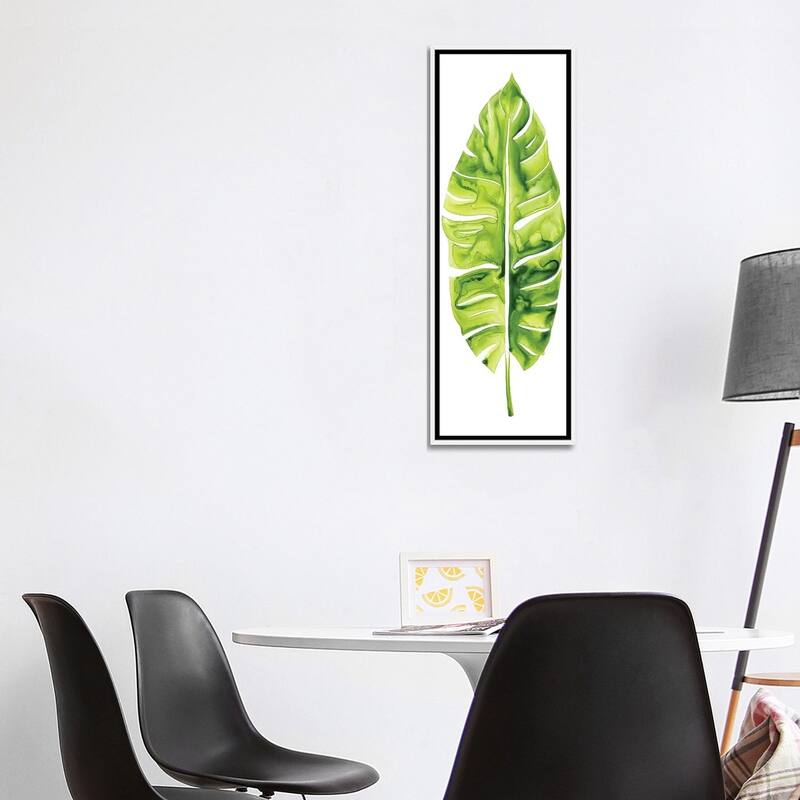 iCanvas "Banana Leaf Study I" by Grace Popp Framed Canvas Print