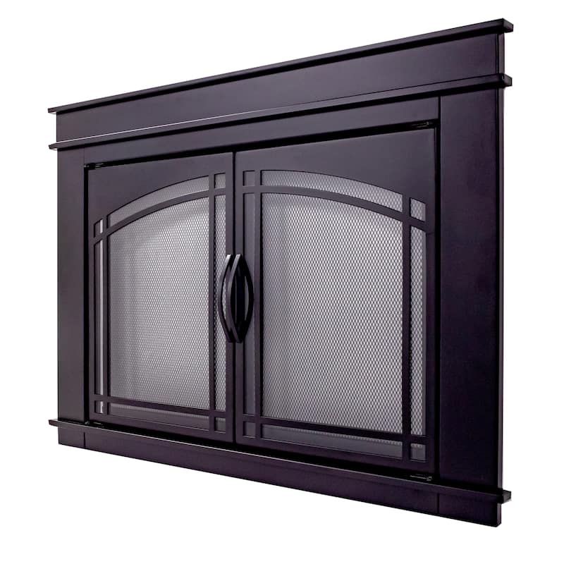 Pleasant Hearth Fenwick Fireplace Glass Door