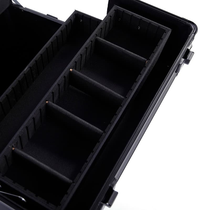 3 in 1 Aluminum Cosmetic Makeup Case Tattoo Box - N/A