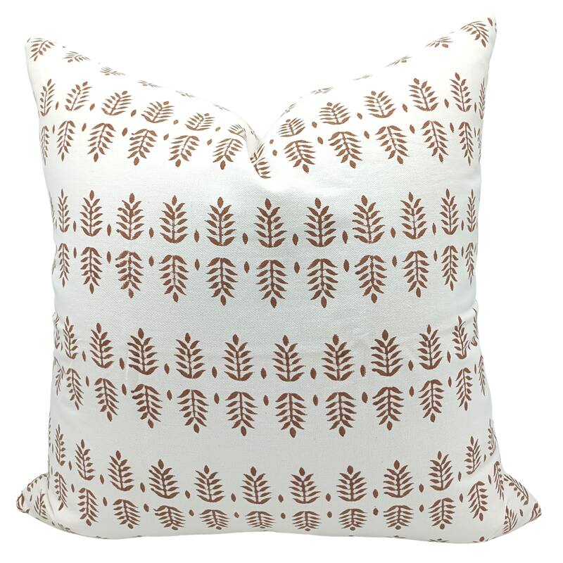Fabdivine Cotton Square Block print pillow Cover - Pillow Covers - 24" x 24"