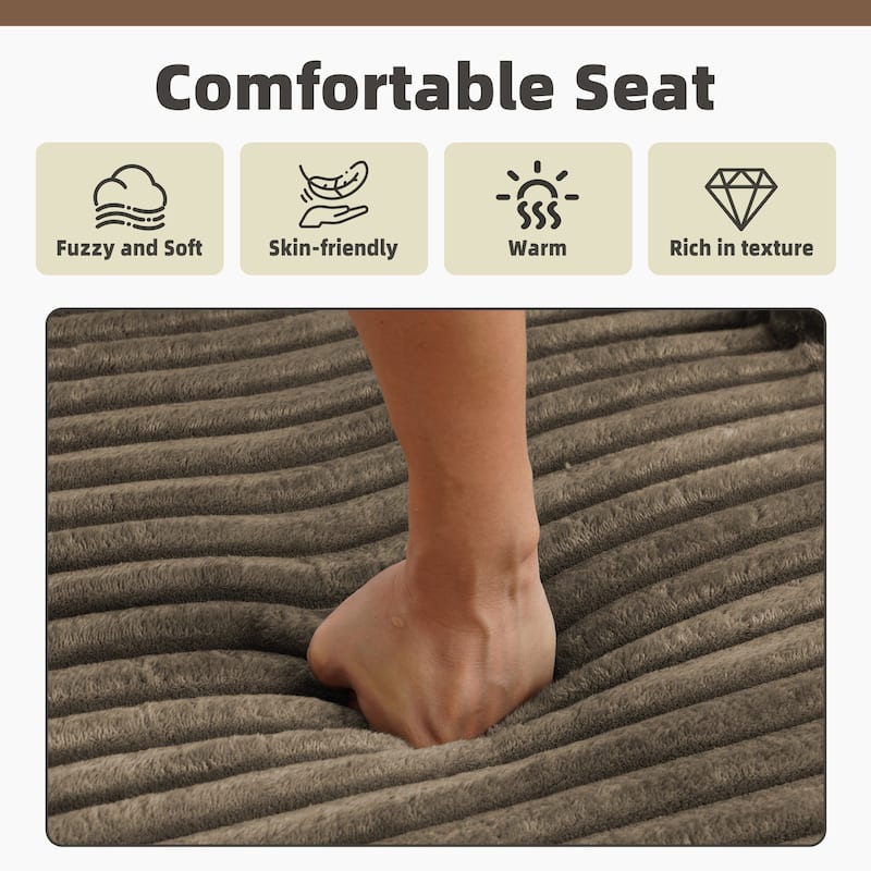 Cathy 82" W No Assembly Required Chaise Sofa Lounge Sectional Couch