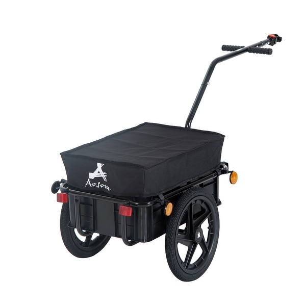 Cargo beach cart stroller and shop bike trailer