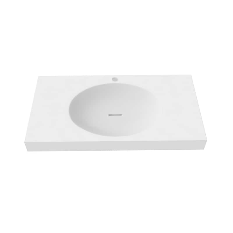 Darleen Shallow Basin Wall Mounted Bathroom Sink