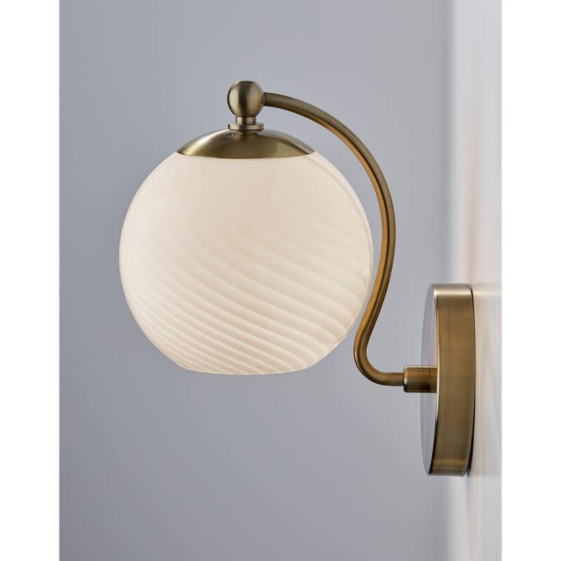 Adesso Swirl Wall Light