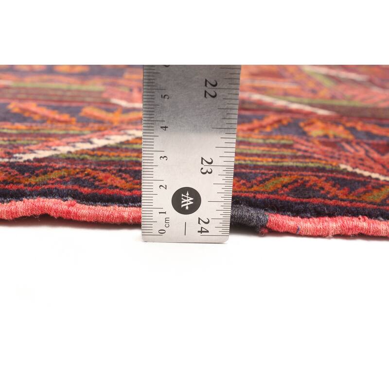 ECARPETGALLERY Hand-knotted Teimani Dark Navy Wool Rug - 3'10 x 6'3