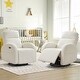 preview thumbnail 2 of 54, Power Swivel Rocker Glider Nursery Recliner with USB Port Set of 2