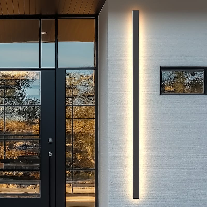 YANSUN 59.06in Outdoor Wall Lamp 45W LED, IP65 Waterproof, Warm Light 3000K, 85-265V - 59.1 inchs