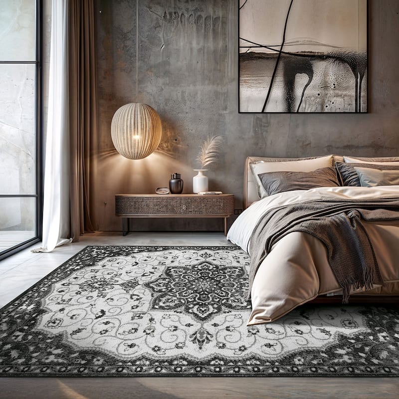Traditional Medallion Area Rug