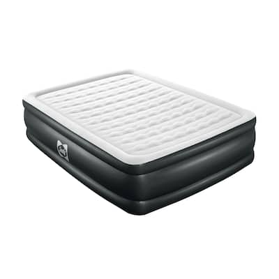 Sealy Tritech Twin Sized 20" Air Mattress Bed 2 Person w/Built-In AC Pump & Bag