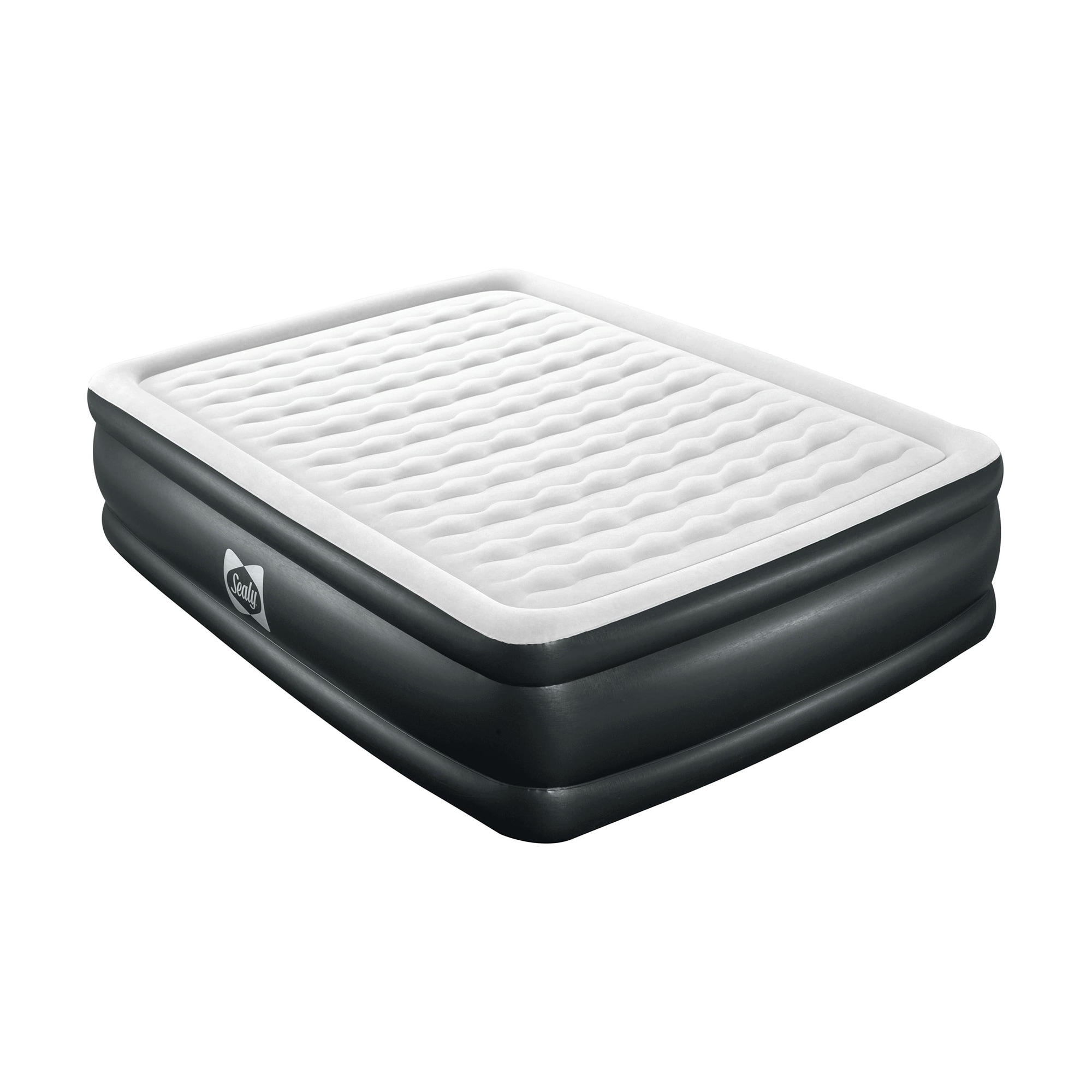 Sealy Tritech Twin Sized 20" Air Mattress Bed 2 Person w/ Built-In AC Pump & Bag